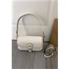 Coach Borsa a tracolla e tracolla Coach Cy683 Hadley bianca Charm Outlet NUOVA