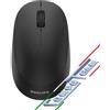 Mouse Wireless Philips SPK7307B/00 1600 DPI Ambidestro Nero USB Ufficio