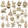 21 Pezzi Charm Natalizio con Anello Integrato Piccoli Pendenti Alla Moda