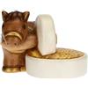 THUN - Statuina Presepe Cavallo con Macina - Decorazioni Natale Casa - Linea Presepe Giubileo - Ceramica - 12 x 11,5 x 8,7 cm