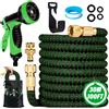 Funnity Tubo da Giardino Estensibile 30M Raccordi Universali 1/2 e 3/4 Anti Perdita Tubo