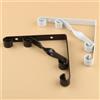 2 pezzi Creative Iron Art Triangle Roll Roll Stackt Wall Shelf Iron (bianco)