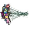 Assorted Color Reusable Plastic Simulation Rods for Flowerpot Vase Decoration