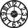 Lowell Orologio da parete (60cm) JUSTAMINUTE Nero 21551N