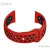 NICKSTON Fascia Rosso Nero Con Perno Rapido Per NICKSTON Asus ZenWatch 2 1.63" WI501Q