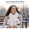 Scaldacollo Invernale a Incrocio con Fantasia Cono Gelato, accessorio moda