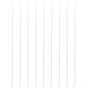 Eurowagens 10 Pezzi 15.2cm Curvo Perline Ago Inox Perlina Girevole Ago