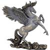 Italfama Pegaso Statua In Resina Bronzo 28cm Decorazione Mitologica Italfama