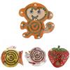TrAdE Shop Traesio LABIRINTO CON CALAMITA IN LEGNO GIOCO PALLINE GIOCATTOLO PER BAMBINI 4 MODELLI 7