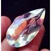 Mystic Quartz 50.70 Ct Gemma Sciolta Certificata A Goccia