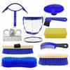 Kit Pulizia Cavallo con Borsa Antiscivolo Attrezzatura Compatto per Gare Ippiche