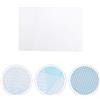 Silicone Food Dryer Mats 5Pcs Reusable Nonstick Pads for Dehydrator White