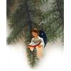 Holzspielzeug und Kunstgewerbe Peter Ulb Addobbo Per Albero Angelo Con Libro Altezza=7cm NUOVO Decorazione Natalizia