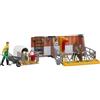 Bruder 62611 4001702626112 bruder bworld stalla per mucche e vitelli con contadino, Sul