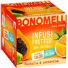 Bonomelli Infusi Fruttosi Papaya e Arancia Confezione da 12 Filtri Gusto Esotico