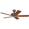 Hunter Ventilatore da Soffitto di Design Savoy Bronzo Ventola Senza Luce Moderno