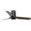 Faro Barcelona Faro Mini Punt Tub S Ventilatore Da Soffitto Ø 90 Cm Nero Noce Con Telecomando