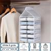 Borsa Trasparente Per Appendiabiti Armadio Porta Organizer NUOVO