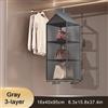 Borsa Trasparente Per Appendiabiti Armadio Porta Organizer NUOVO