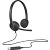 Logitech Cuffie microfono filo H SERIES H340 Black 981 000475