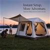 Tenda automatica pieghevole 1-2 posti, doppio strato impermeabile, per