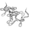 Set of 10 Stainless Steel Kayak Handles Durable Boat Accessories Silver