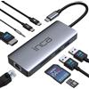 inca 9 in 1 USB C Hub ITPC-10TX, 2 x USB 3.0 + SD/TF Card Reader + LAN 1000 (PC)