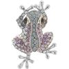 Animal Frog Brooch Pin Metal Decorative Lapel Pin for Clothes Hat Zinc Alloy