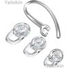 NICKSTON 1 Gancio Auricolare E 3-S M L Copriauricolari Set per Plantronics Voyager, 3200