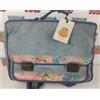 CARTELLA ZAINO SCUOLA BARBIE VINTAGE BRETELLE MATTEL VIOLA ROSA JEANS ANNI 80