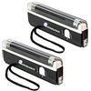 OmniaLaser 2 pezzi Lampada OmniaLaser OL-UVMONEY-V2 Di Wood UV Ultravioletta Rilevatore Banconote False con torcia led