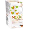 KREUL MUCKi 26321 - Set di colori per le dita per porcellana, Happy Energy | Colori luminosi a base d'acqua per bambini dai 2 anni in su, verniciabili con pennello, spugna e dita