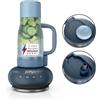 Ninja BlendBoss DB351UKCY - Frullatore portatile con bicchiere portatile | Frullatore personale con bicchiere da viaggio rimovibile, 3 modalità di preimpostazione automatica.