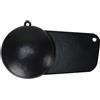 Extreme Max 3006.6747 Nero Rivestito Pancake Downrigger Weight (8 lb)