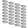 Reusable Stainless Steel Pull Chain Connector Silver for Home Curtain Rods