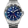 Oriente PREVENDITA Orient Mako GMT RN-BC0003L Orologio blu Giappone NUOVO