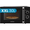 Profi Cook Forno a microonde ProfiCook XXL | 30 litri | 950 Watt | Piatto girevole da 31,5 cm | 5 livelli di potenza | Funzione di scongelamento | Illuminazione della camera di cottura | PC-MW 1354