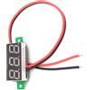 Reusable Digital Voltmeter Panel 2.5-30V Voltage Tester with Red LED