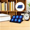 Laptop Cooling Stand with 6 Fans Anti Slip Black ABS Alloy Material