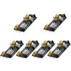 6Pcs Dc 6.5-12V Breadboard Power Module Reusable Black Electronic