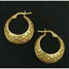 MR Orecchini In Oro 18K 750 Mls. Orecchini Disegnati. 20,9 Mm X 6,1 Mm