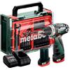metabo Trapano avvitatore a batteria PowerMaxx BS Basic Set - 12 V,