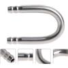 Silver Steel Aquarium Oxygen Hose Connector for Fish Tank Use