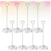 6 PCS Porta Foto Da Tavola Clip Segnaletica Segnatavolo Per Matrimonio