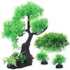 Durable Red Aquarium Plant Decor Compact Fish Tank Underwater Tree Decoration