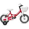Legnano Mountain Bike acciaio ( 1 vel ) 12" con rotelle BIMBA Cherry Glossy 26L9900DC