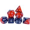 7 Dadi In Acrilico Gioco Da Tavolo Bar Giocattoli Accessori Per L'aula D4 D8 D10