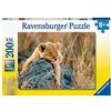 Ravensburger 129461 Piccolo leone, Puzzle 200 Pezzi XXL per Bambini, Età Raccoma