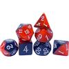 7 Dadi In Acrilico Gioco Da Tavolo Bar Giocattoli Accessori Per L'aula D4 D8 D10