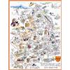 All Jigsaw Puzzles Comical Map Of Northumberland, Artwork By Tim Bulmer - 1000 Piece Puzzle For Adu